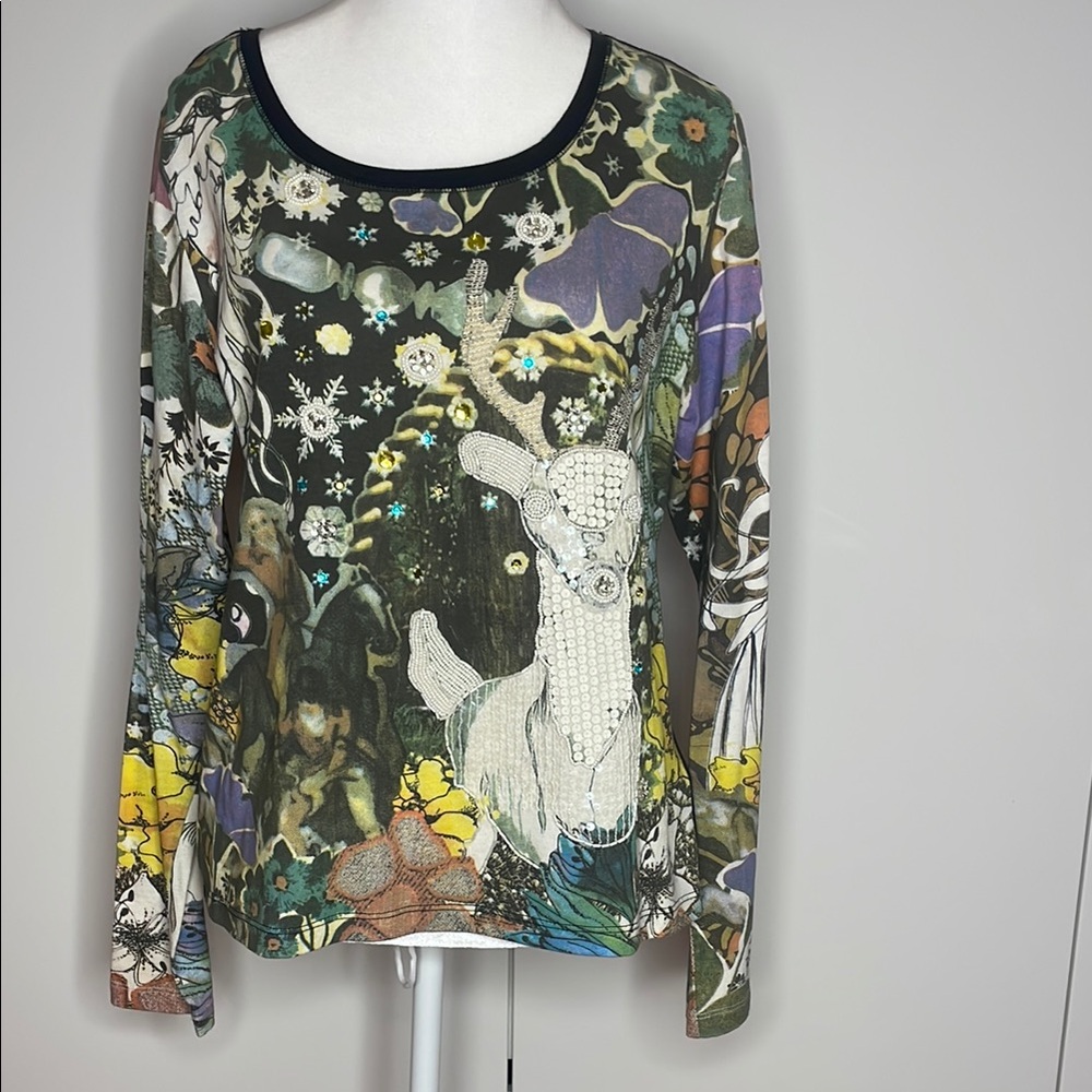 Oilily Floral Print Women's Top